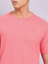Men Solid Slim Fit Crew Neck T-shirt with MATPIQ