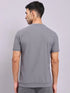 Men Solid Slim Fit Crew Neck T-shirt with MATPIQ