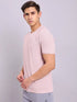 Men Solid Slim Fit Crew Neck T-shirt with MATPIQ