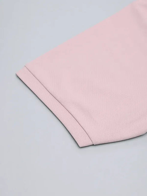 Men Solid Slim Fit Crew Neck T-shirt with MATPIQ