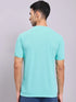 Men Solid Slim Fit Crew Neck T-shirt with MATPIQ