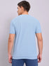 Men Solid Slim Fit Crew Neck T-shirt with MATPIQ