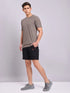 Men Solid Slim Fit Crew Neck T-shirt with MATPIQ