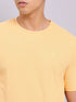 Men Solid Slim Fit Crew Neck T-shirt with MATPIQ
