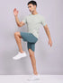 Men Solid Slim Fit Crew Neck T-shirt with MATPIQ