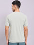 Men Solid Slim Fit Crew Neck T-shirt with MATPIQ