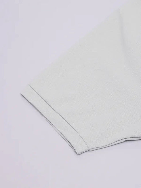 Men Solid Slim Fit Crew Neck T-shirt with MATPIQ