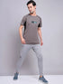 Men Printed Regular Fit Crew Neck T-shirt with TECHNO COOL+