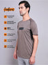 Men Printed Regular Fit Crew Neck T-shirt with TECHNO COOL+