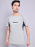 Men Printed Regular Fit Crew Neck T-shirt with TECHNO COOL+