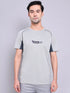 Men Printed Regular Fit Crew Neck T-shirt with TECHNO COOL+
