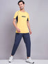 Men Printed Regular Fit Crew Neck T-shirt with TECHNO COOL+