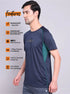 Men Printed Regular Fit Crew Neck T-shirt with TECHNO COOL+