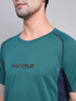 Men Printed Regular Fit Crew Neck T-shirt with TECHNO COOL+