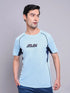 Men Printed Regular Fit Crew Neck T-shirt with TECHNO COOL+
