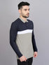 Men Colorblock Slim Fit Polo T-shirt with MATPIQ