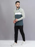 Men Colorblock Slim Fit Polo T-shirt with MATPIQ