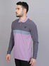 Men Colorblock Slim Fit Polo T-shirt with MATPIQ