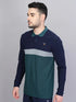 Men Colorblock Slim Fit Polo T-shirt with MATPIQ