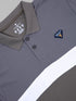 Men Colorblock Slim Fit Polo T-shirt with MATPIQ