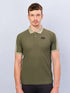 Men Colorblock Slim Fit Polo T-shirt with MATPIQ