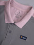 Men Colorblock Slim Fit Polo T-shirt with MATPIQ