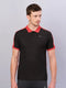 Men Colorblock Slim Fit Polo T-shirt with MATPIQ