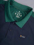 Men Colorblock Slim Fit Polo T-shirt with MATPIQ