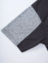 Men Melange Slim Fit Mock Neck T-shirt with TECHNO COOL+