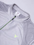 Men Melange Slim Fit Mock Neck T-shirt with TECHNO COOL+