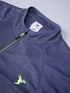 Men Melange Slim Fit Mock Neck T-shirt with TECHNO COOL+