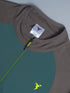 Men Colorblock Slim Fit Mock Neck T-shirt with TECHNO COOL+