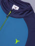 Men Colorblock Slim Fit Mock Neck T-shirt with TECHNO COOL+