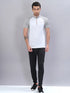 Men Colorblock Slim Fit Mock Neck T-shirt with TECHNO COOL+