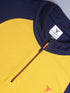 Men Colorblock Slim Fit Mock Neck T-shirt with TECHNO COOL+