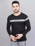 Men Colorblock Slim Fit Crew Neck T-shirt with TECHNO COOL+