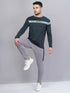 Men Colorblock Slim Fit Crew Neck T-shirt with TECHNO COOL+