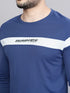 Men Colorblock Slim Fit Crew Neck T-shirt with TECHNO COOL+