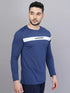 Men Colorblock Slim Fit Crew Neck T-shirt with TECHNO COOL+