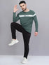 Men Colorblock Slim Fit Crew Neck T-shirt with TECHNO COOL+