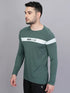 Men Colorblock Slim Fit Crew Neck T-shirt with TECHNO COOL+