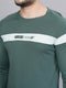 Men Colorblock Slim Fit Crew Neck T-shirt with TECHNO COOL+