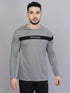 Men Colorblock Slim Fit Crew Neck T-shirt with TECHNO COOL+