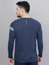 Men Colorblock Slim Fit Crew Neck T-shirt with TECHNO COOL+