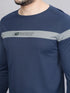 Men Colorblock Slim Fit Crew Neck T-shirt with TECHNO COOL+