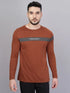 Men Colorblock Slim Fit Crew Neck T-shirt with TECHNO COOL+