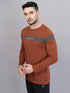 Men Colorblock Slim Fit Crew Neck T-shirt with TECHNO COOL+