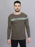 Men Colorblock Slim Fit Crew Neck T-shirt with TECHNO COOL+