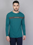 Men Colorblock Slim Fit Crew Neck T-shirt with TECHNO COOL+