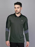 Men Colorblock Slim Fit Polo T-shirt with TECHNO COOL+